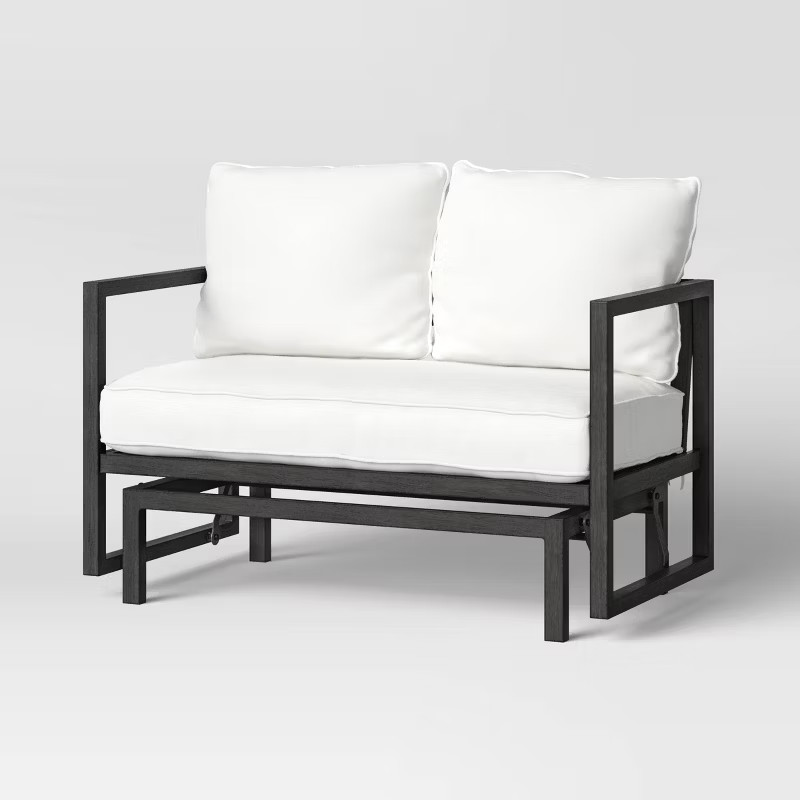 Weathered Teak Glider - Threshold™ | Target