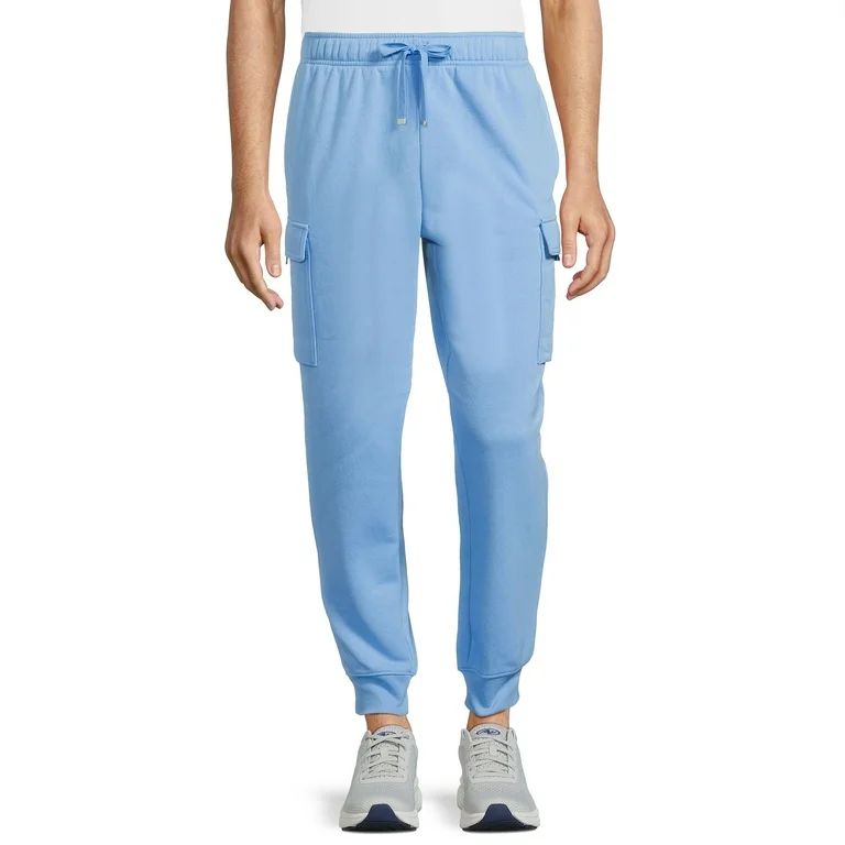 Athletic Works Men's Fleece Cargo Pants, Sizes S-3XL | Walmart (US)