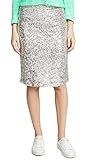 BB Dakota Junior's Spark This Joy Stretch Sequin Pencil Skirt, Silver, Medium | Amazon (US)