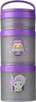 Whiskware Harry Potter Containers for Toddlers and Kids 3 Stackable Snack Cups for School and Tra... | Amazon (US)