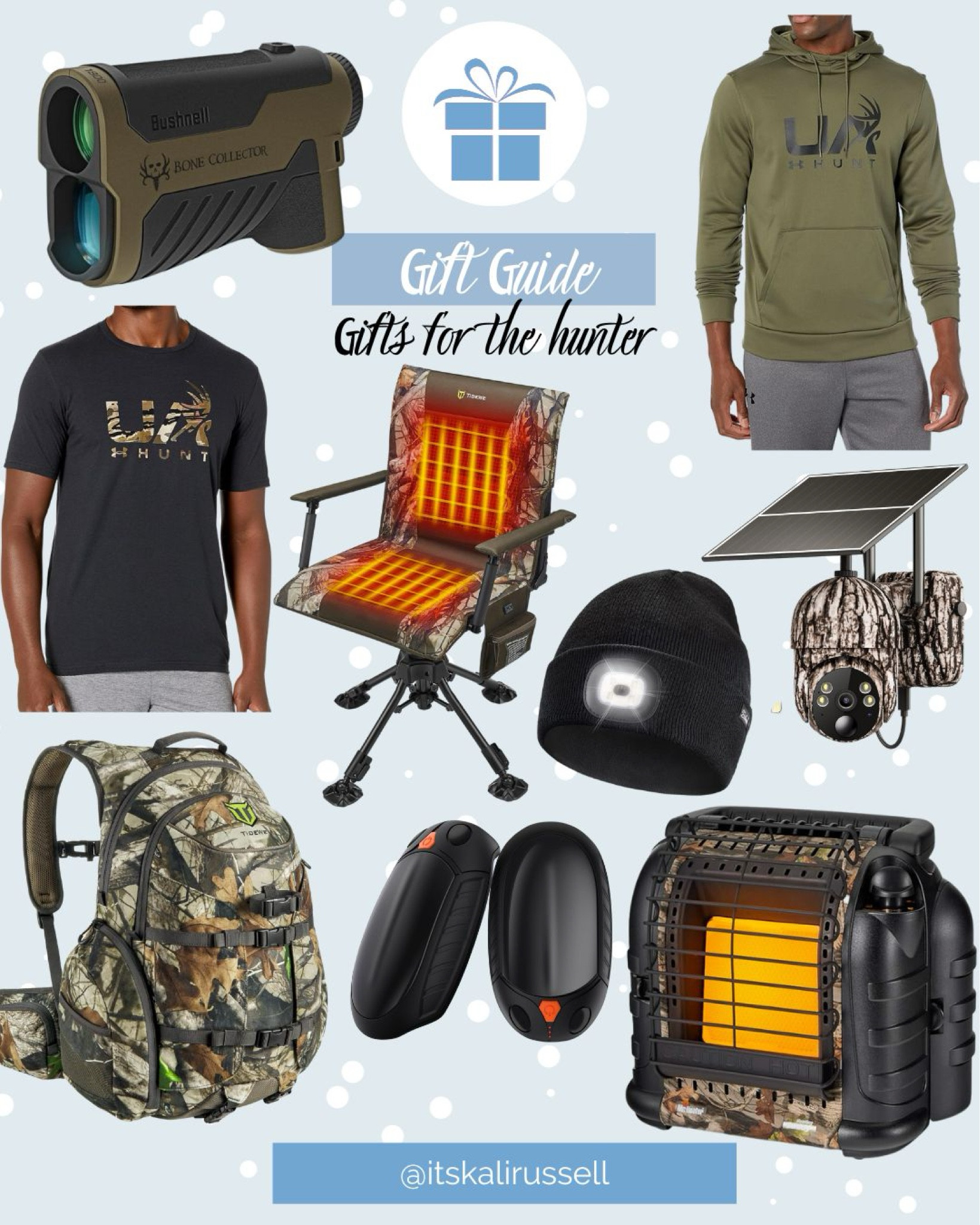 Great gift ideas for the outdoorsman and/or hunter in your life! 

Gifts for men 
Hunting Gear 
Hunting season 
Camouflage gear 

#LTKfindsunder100 #LTKGiftGuide #LTKmens
