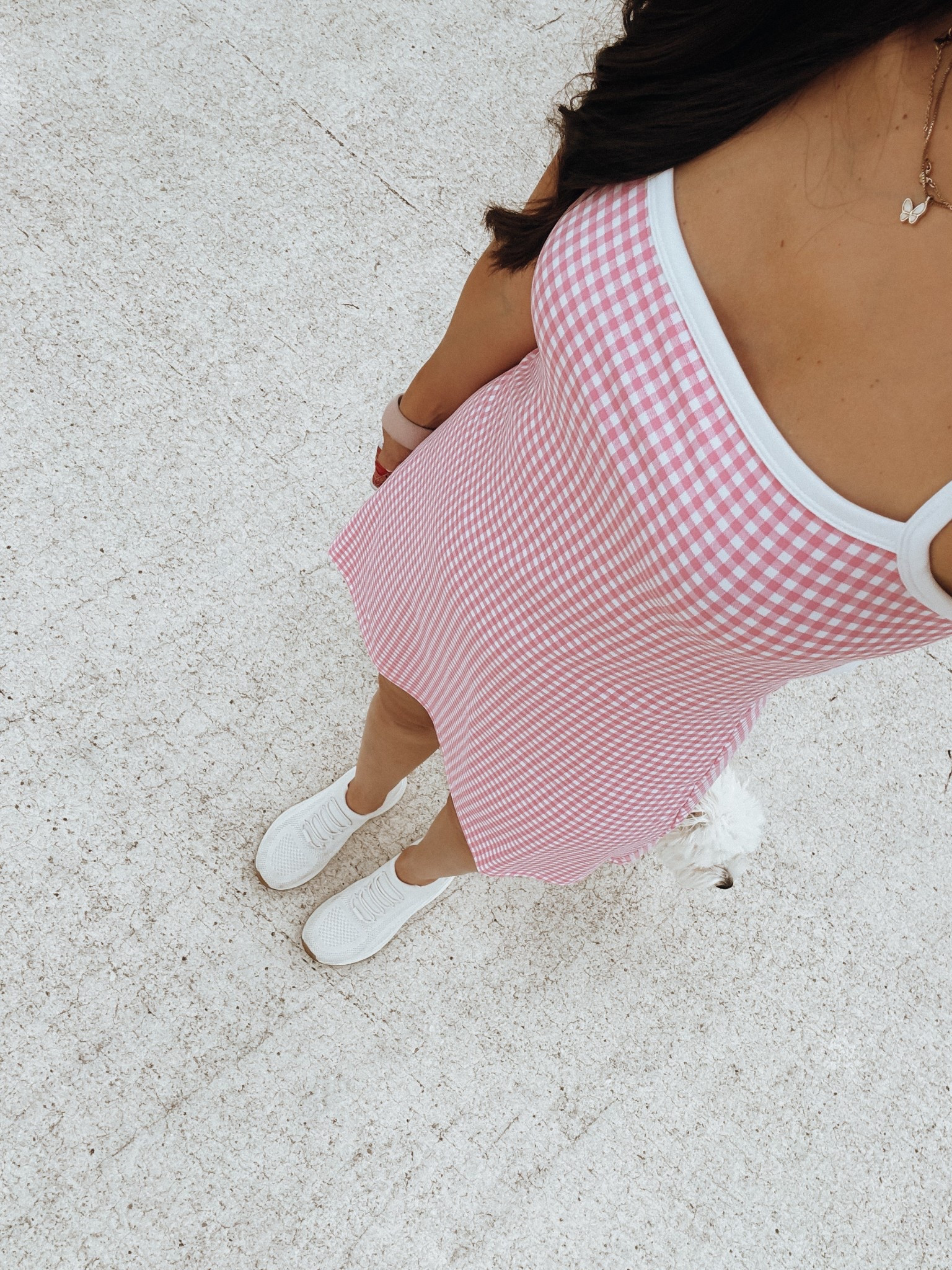 Target gingham athletic skater dress. Wearing my normal size 🤍

#LTKSeasonal #LTKHome #LTKSummerEdit