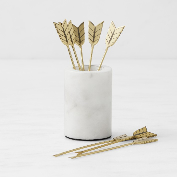 Gold Arrow Charcuterie Picks, Set of 8 | Williams-Sonoma