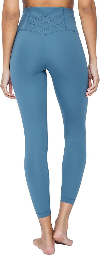 Yogalicious High Rise Squat Proof Criss Cross Yoga Pants for Women Tummy Control Non See Through ... | Amazon (US)