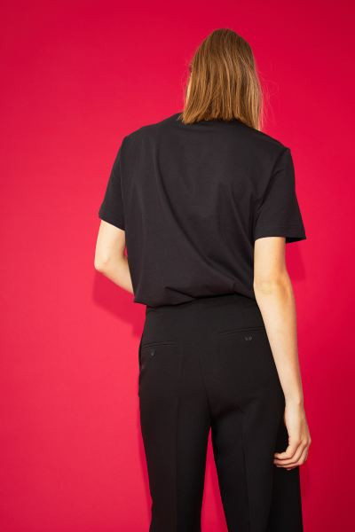 Straight Pants - Black - Ladies | H&M US | H&M (US + CA)