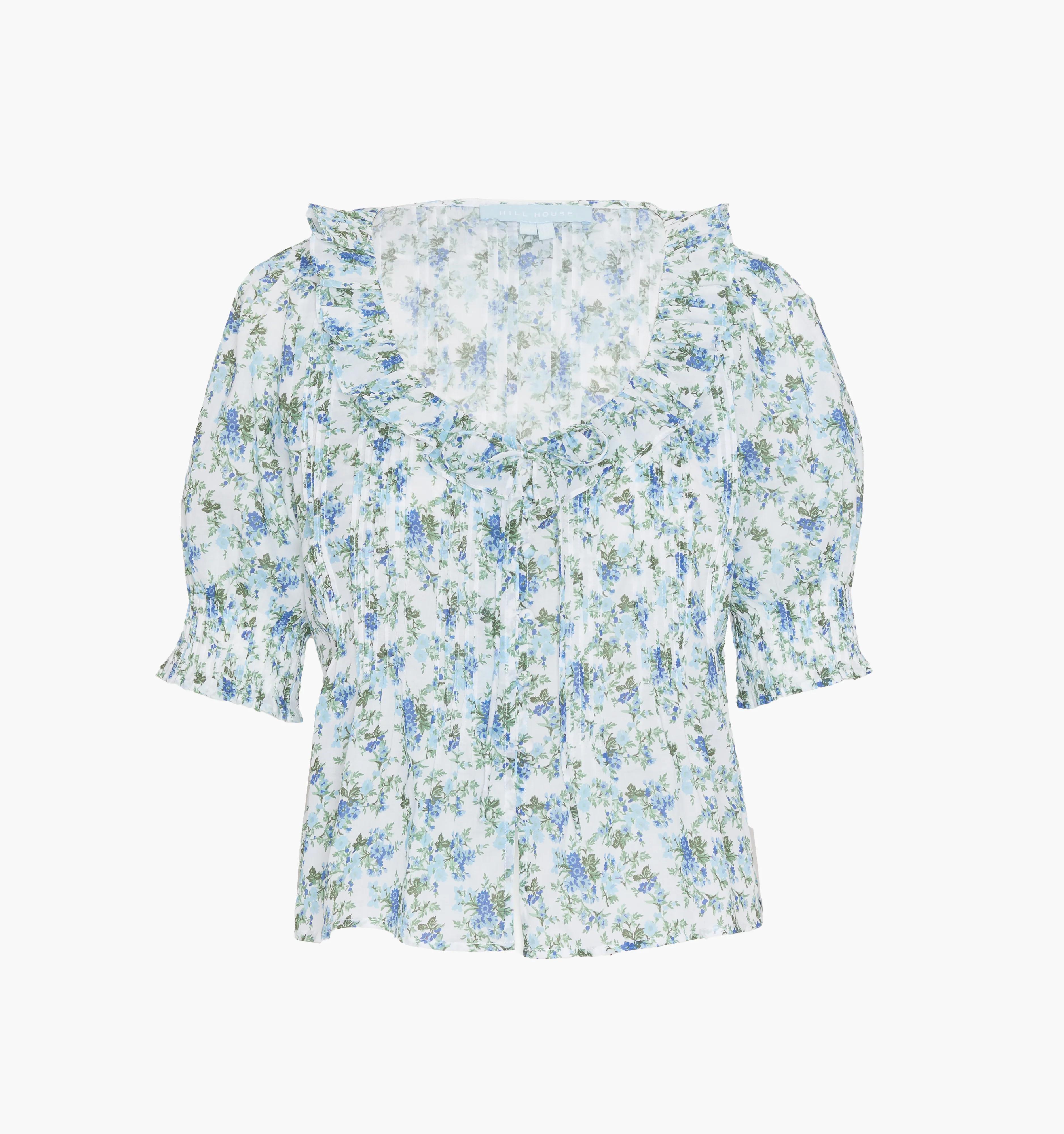 The Camri Top - Powder Pink Swiss Dot | Hill House Home US