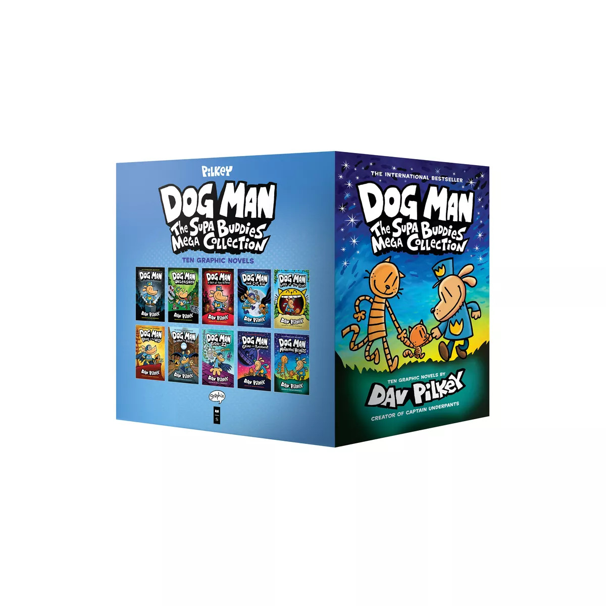 Dog Man: The Supa Buddies Mega Collection: From the Creator of Captain Underpants (Dog Man #1-10 ... | Target