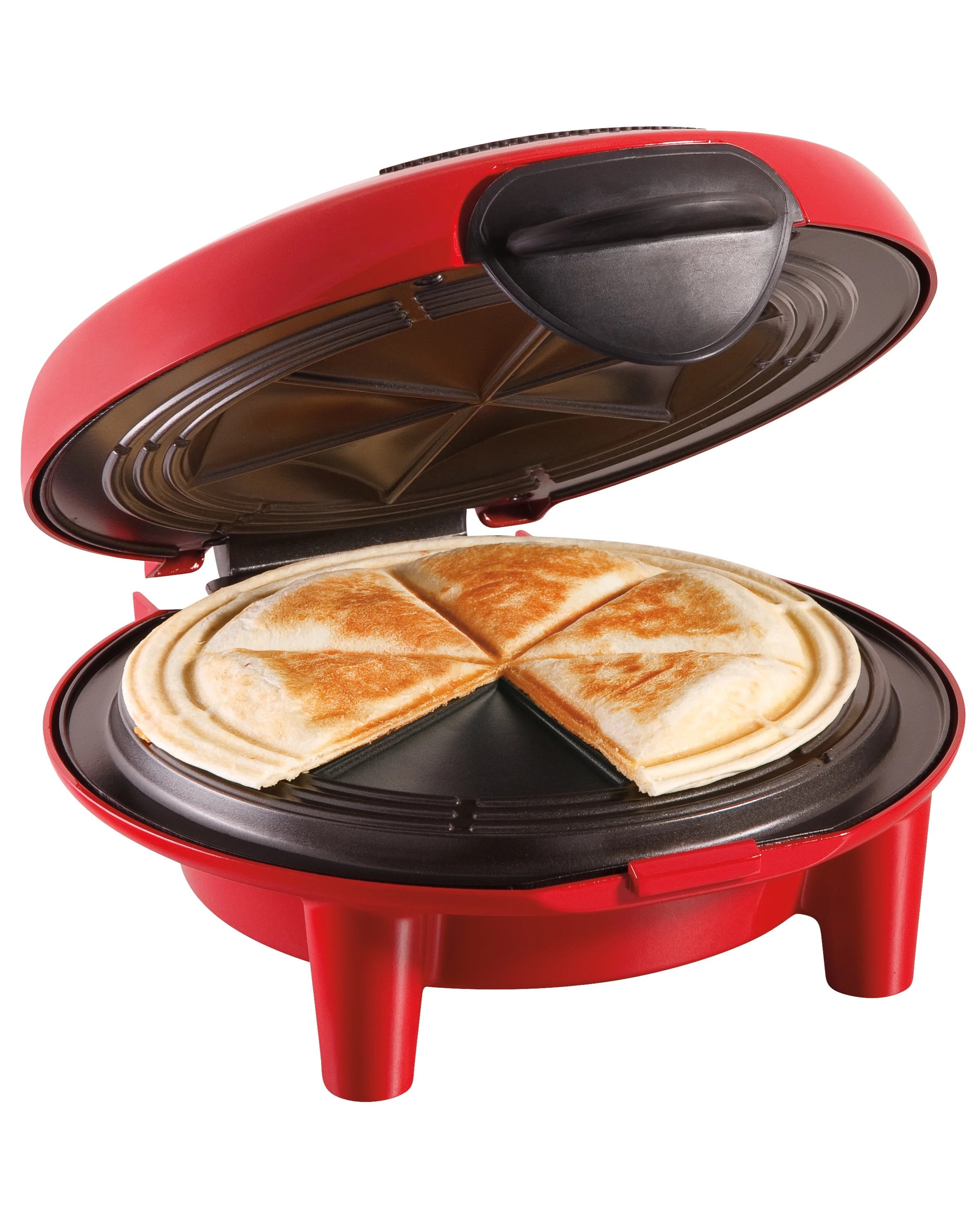 Hamilton Beach Quesadilla Maker, 8" Round, Makes 6 Wedges, Red, Model 25409 - Walmart.com | Walmart (US)