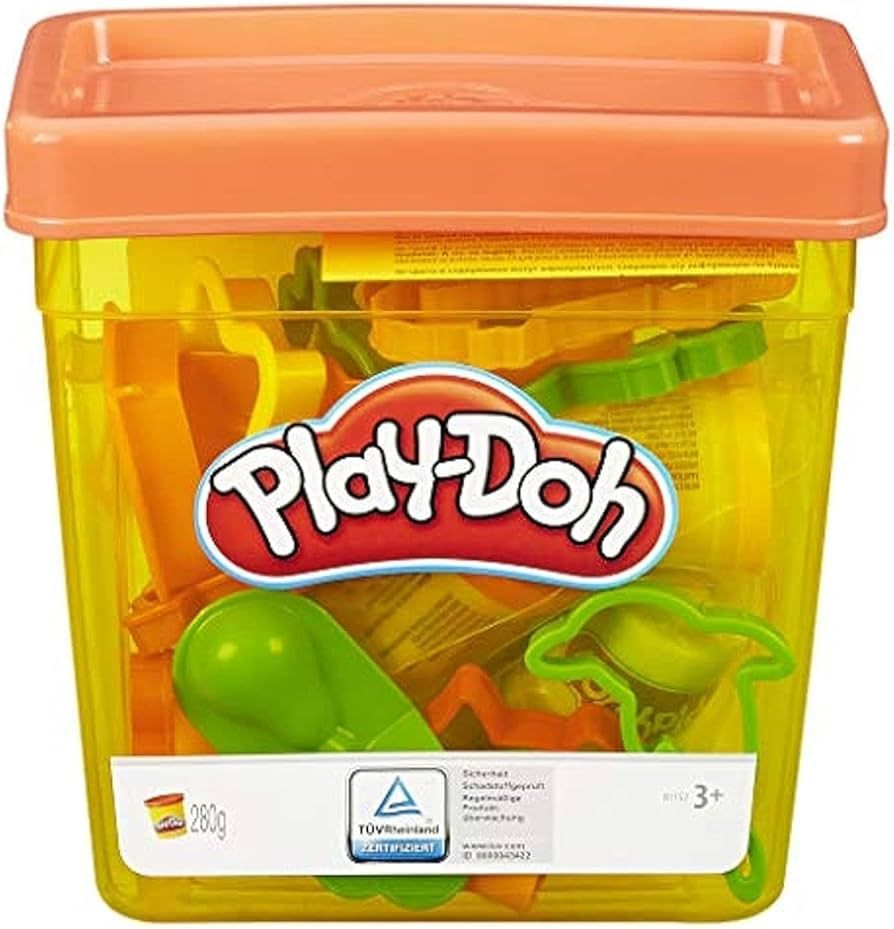 Play-Doh Fun Tub Playset, Starter Set for Kids with Storage, 18 Tools, 5 Non-Toxic Colors, Presch... | Amazon (US)