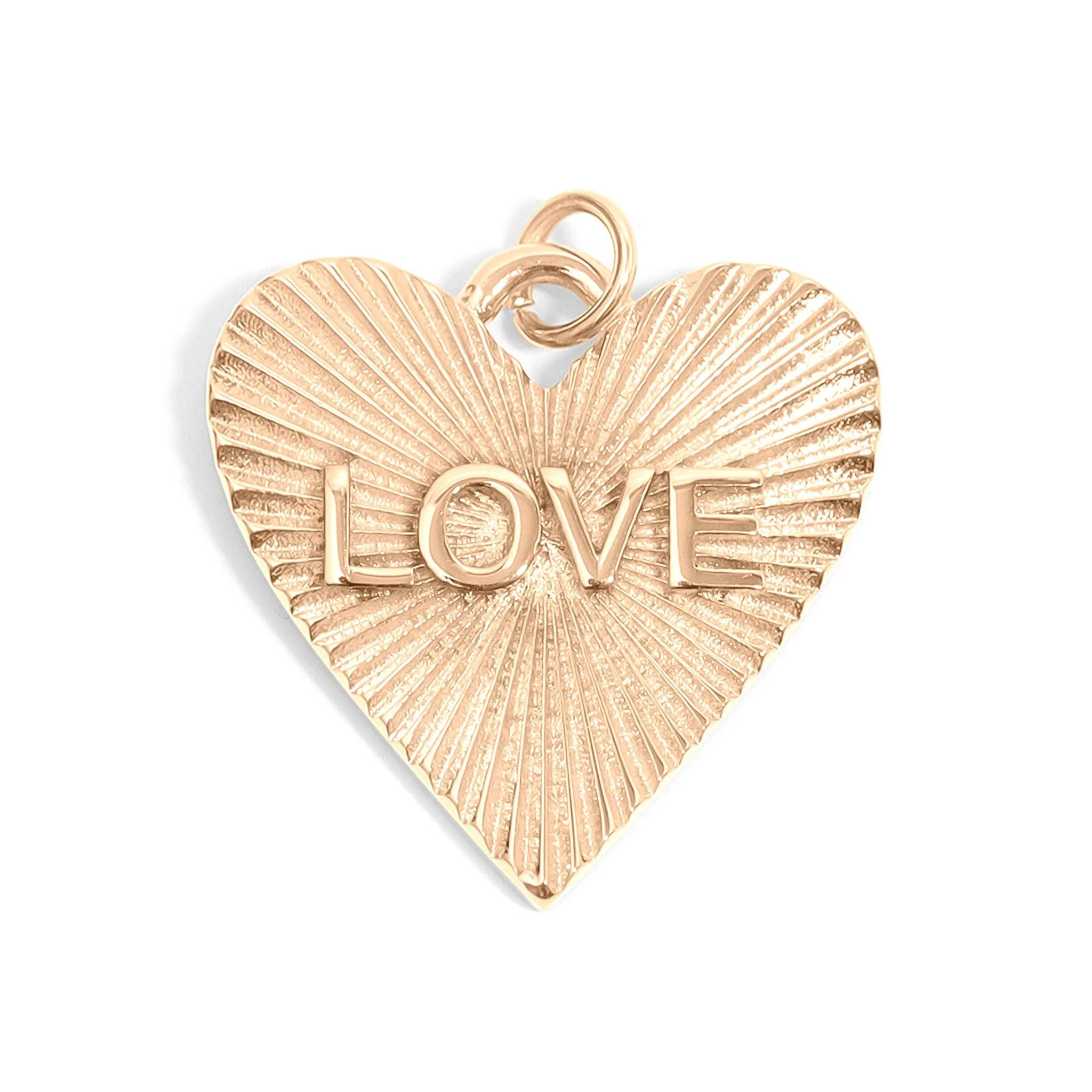 Sunburst Heart Love Charm | MTT Collective