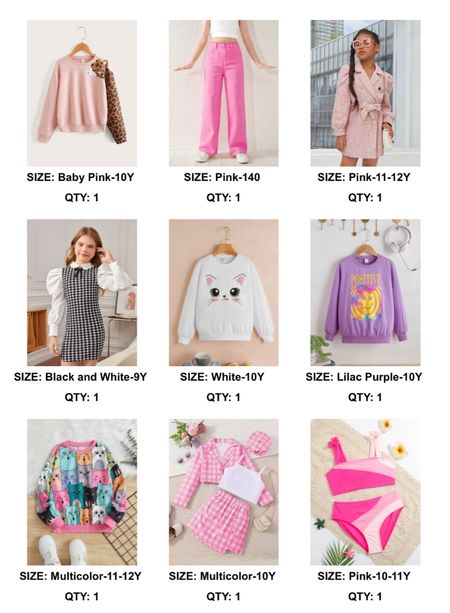 Ordered some stuff for Aurora from Shein! Shein finds. Shein fashion. Kids clothes. Kids clothing. Pre teen fashion. 

#LTKkids #LTKunder50
