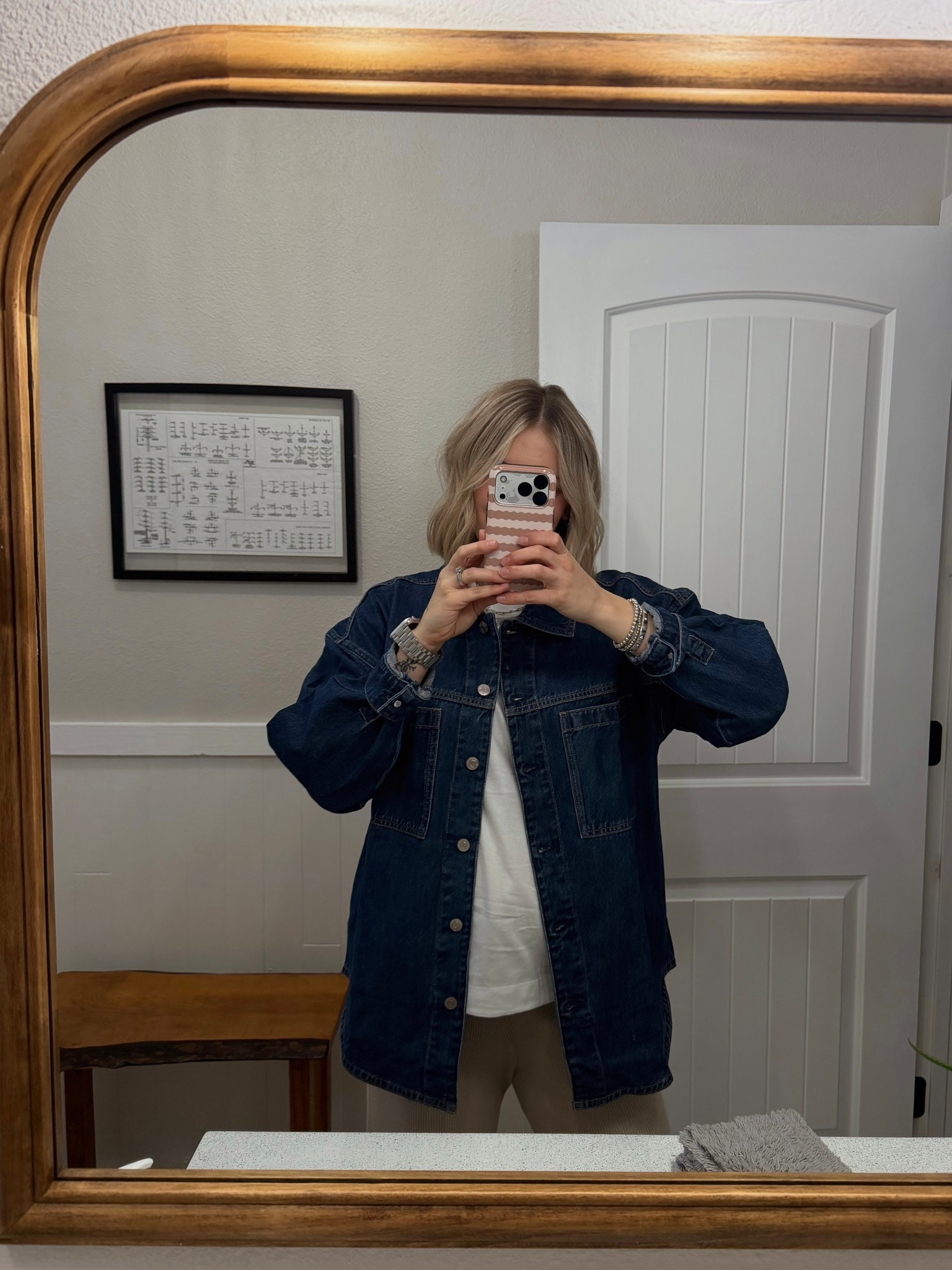 Just what I needed, another denim button up. The best white tshirt from Old Navy in a tall! 

#LTKmomlife #LTKootd #LTKBump