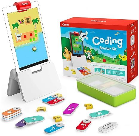 Osmo - Coding Starter Kit for Fire Tablet - 3 Hands-on Learning Games - Ages 5-10+ - Learn to Cod... | Amazon (US)