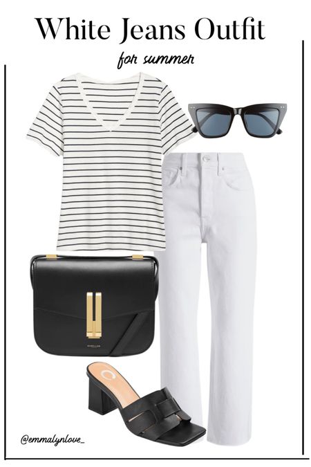 How to style white jeans for summer. Casual outfit, summer outfit, white jeans. Summer style 

#LTKFind #LTKSeasonal #LTKstyletip