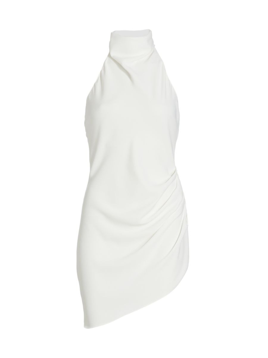 Samba Ruched Halter Minidress | Saks Fifth Avenue