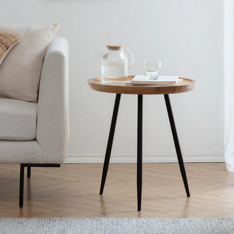 Castiglia Solid Wood Top End Table | Wayfair North America