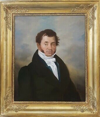 19th Century Portrait Painting, Oil on Canvas Portrait of a Man, French School   | eBay | eBay US
