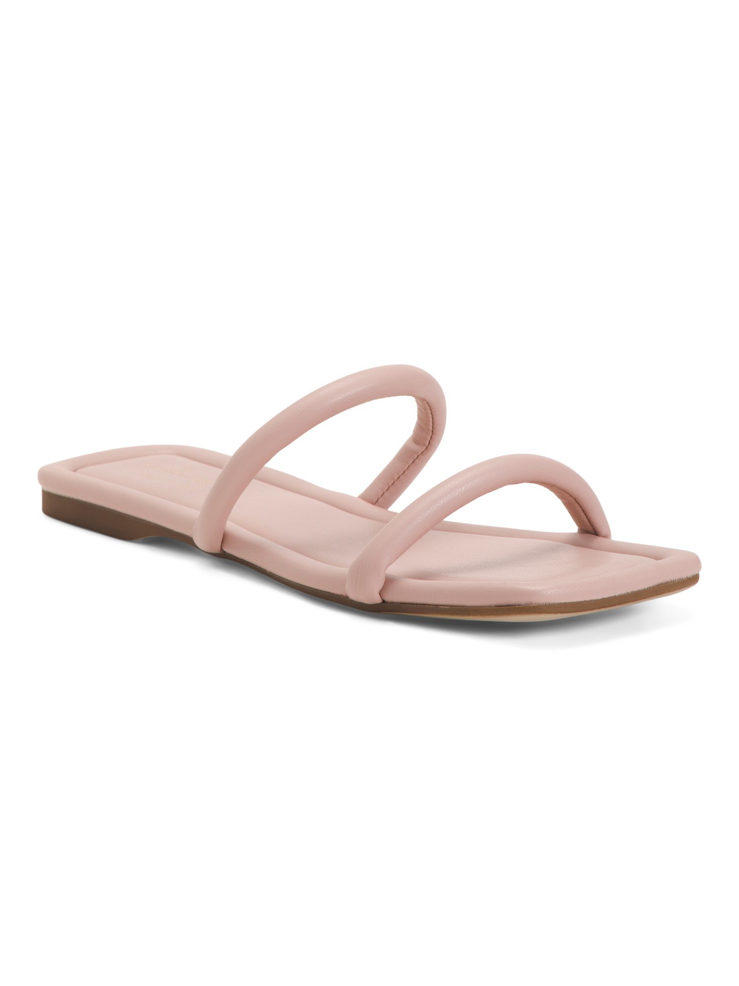 Made In Italy Two Bands Open Toe Sandals | TJ Maxx