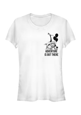 Up Women's Adventure Graphic T-Shirt, White, Medium | Belk