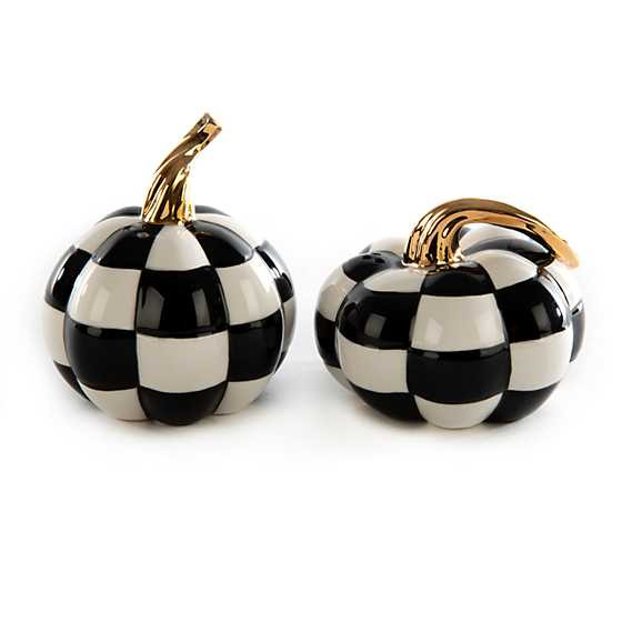 Mod Pumpkin Salt & Pepper Set | MacKenzie-Childs