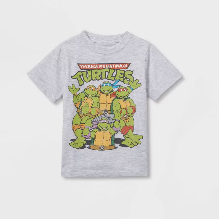Toddler Boys' Teenage Mutant Ninja Solid T-Shirt - Blue | Target