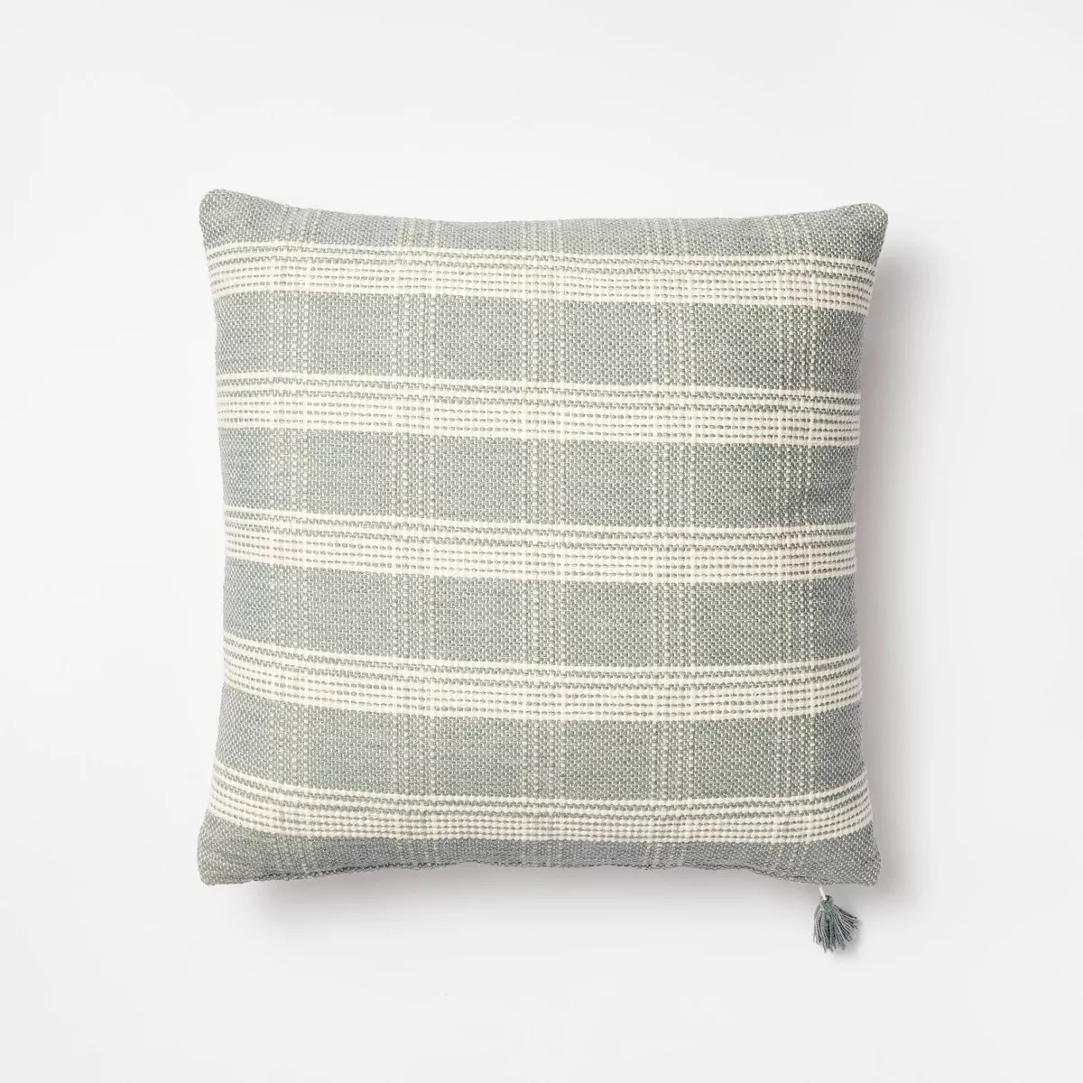 Woven Plaid Throw Pillow with Tassel Zipper - Threshold™ designed with Studio McGee | Target