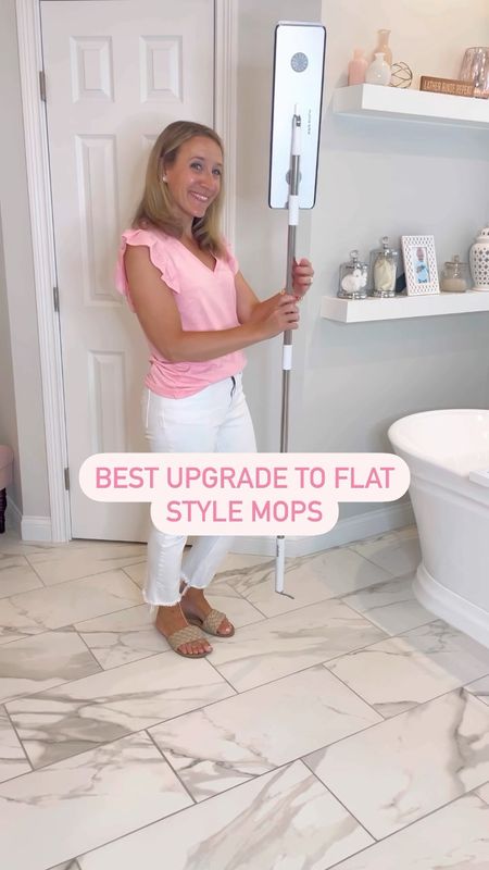 The best mop option for your housecleaning. Flat mop. 

#LTKFind #LTKunder50 #LTKhome