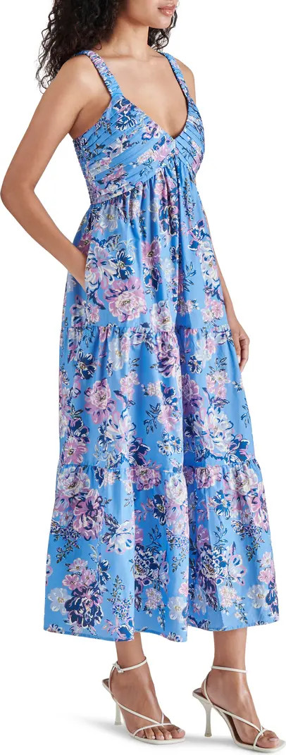 Steve Madden Eliora Floral Tiered Cotton Sundress | Nordstrom | Nordstrom