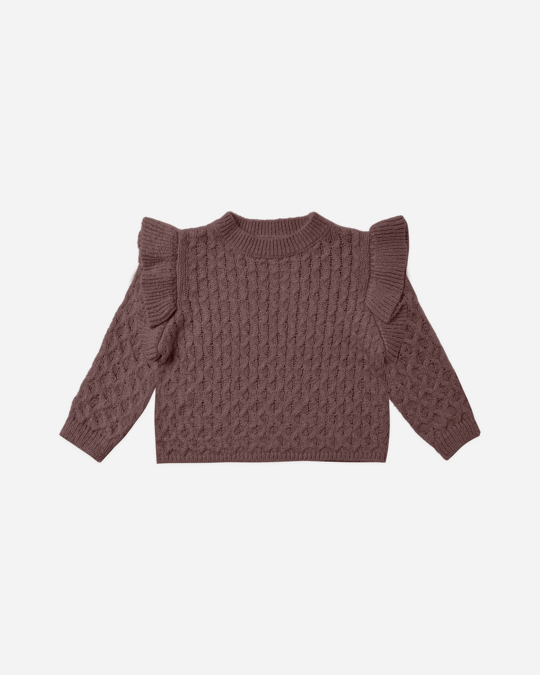 La Reina Sweater || Plum | Rylee + Cru