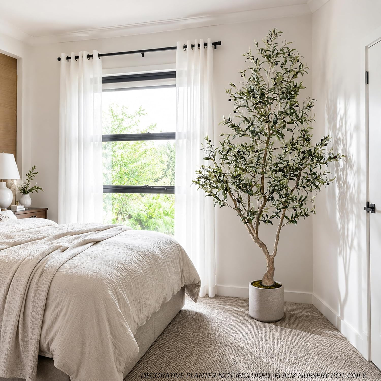 7FT Olive Trees Artificial Indoor - Thick Trunk & Lifelike Fruits | Amazon (US)