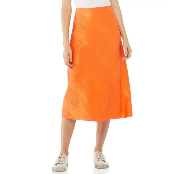 Scoop Women’s Midi Slip Skirt | Walmart (US)