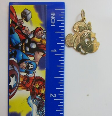 14kt Yellow Gold Minnie Mouse Pendant 2.1grams  | eBay | eBay US