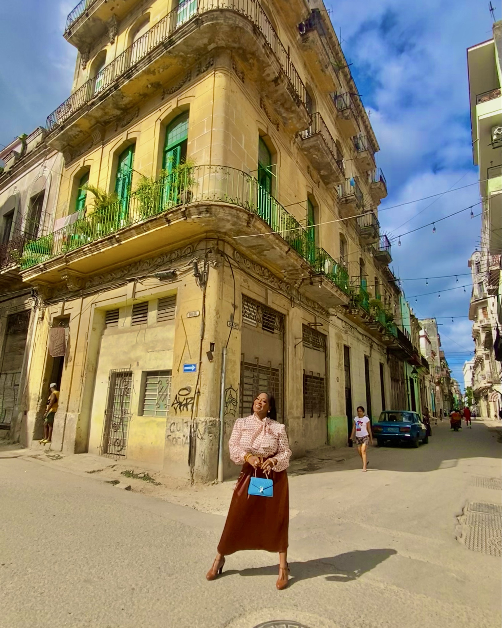 My vintage Havana look!! 🇨🇺 
I’m in a L top & skirt. Shoes are comfy for walking. I’m in size 9.

#LTKTravel #LTKStyleTip #LTKMidsize