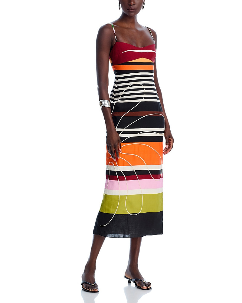 Cala de la Cruz Paloma Embroidered Linen Dress | Bloomingdale's (US)