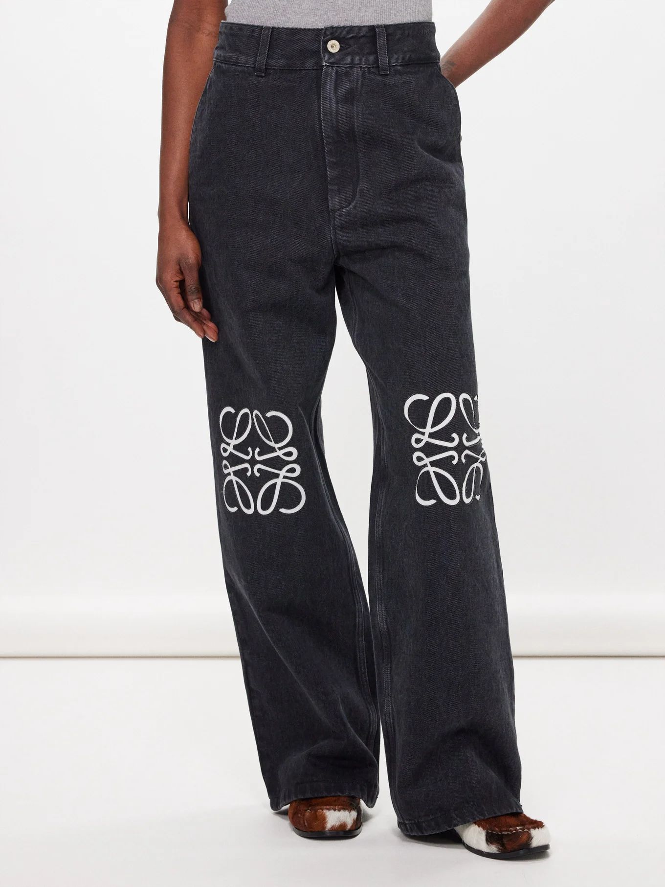 Anagram-logo straight-leg jeans | LOEWE | Matches (US)