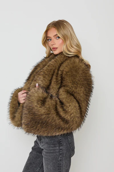Lea Premium Faux Fur Coat | Twenty Fall