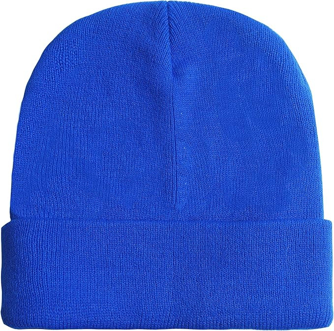 Gelante Men Women Warm Knit Cuffed Plain Beanie Hat Skull Cap. | Amazon (US)