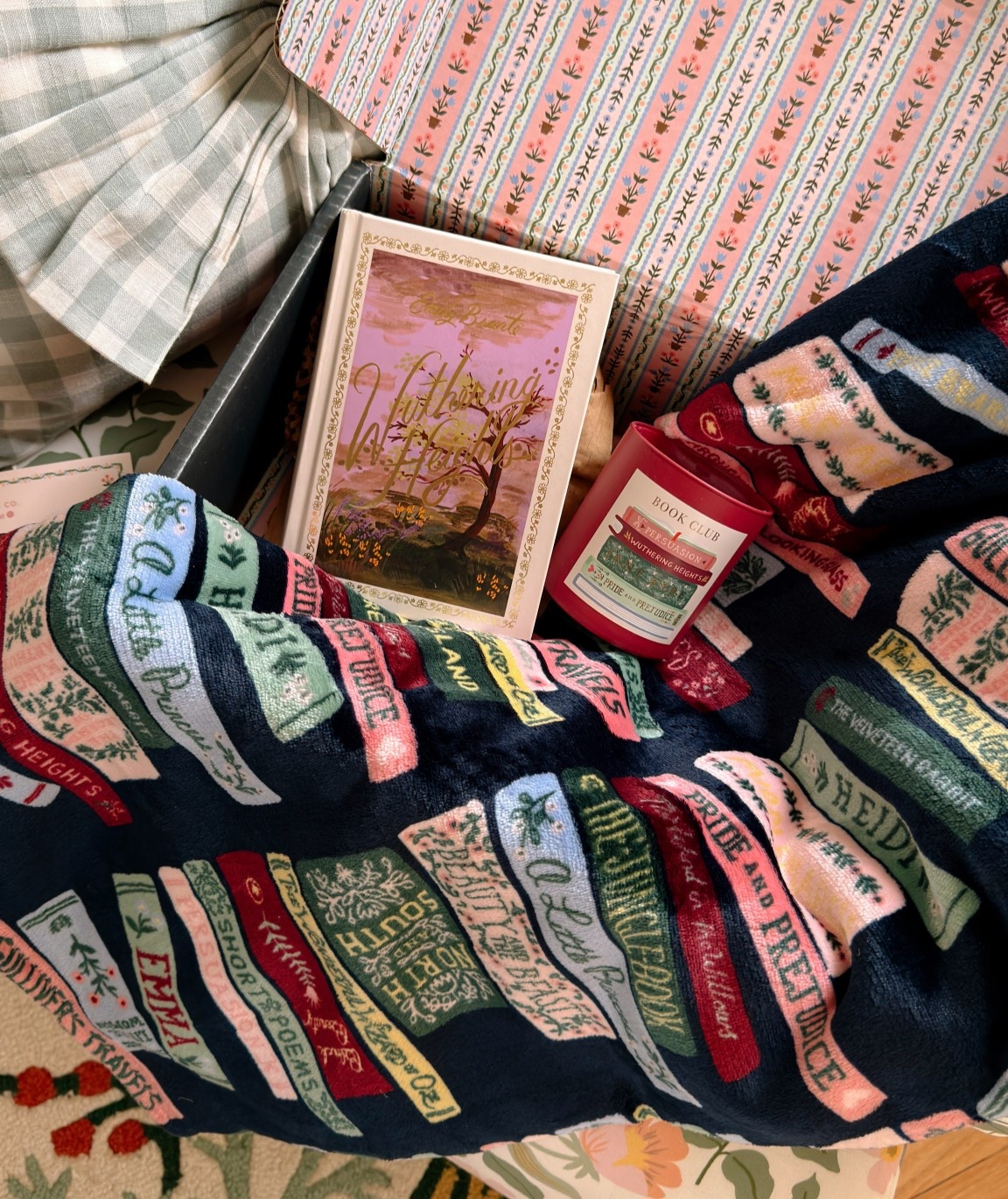 Wuthering Heights PR box from Rifle Paper Co and Target 