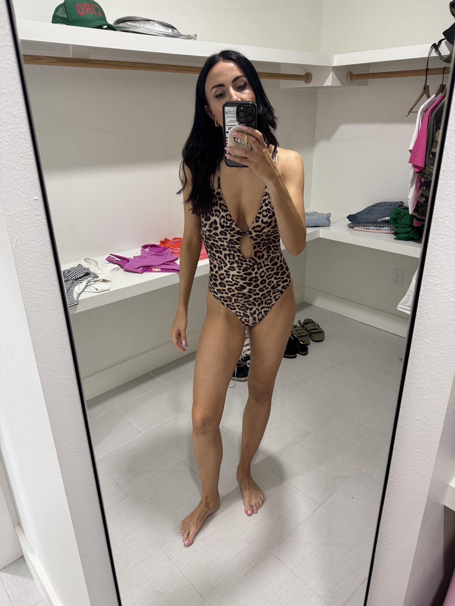 Leopard one piece swimsuit got all the compliments- fit is tts. 