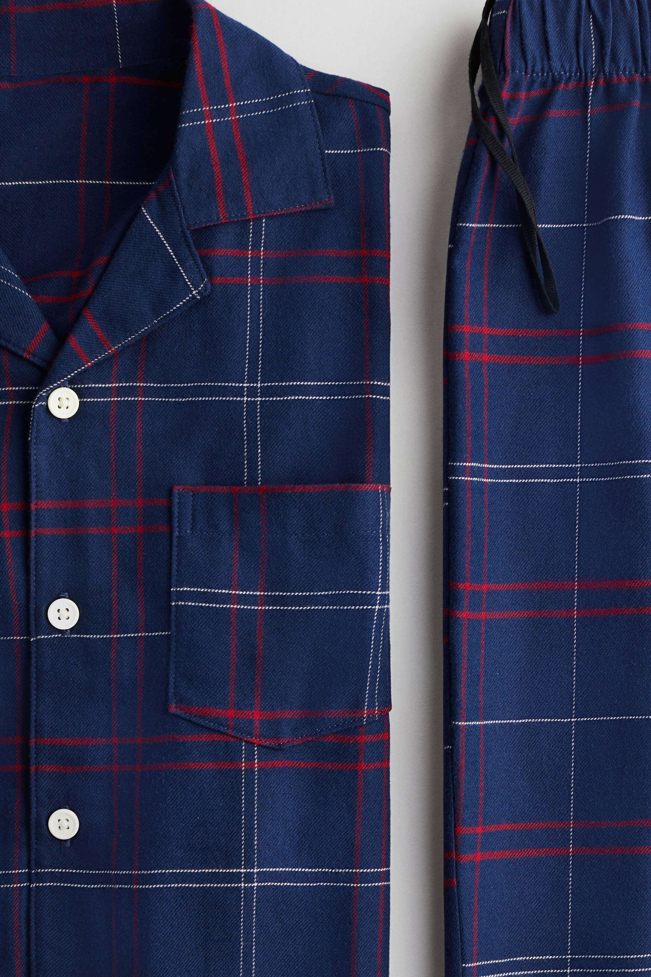 Cotton flannel pyjamas | H&M (UK, MY, IN, SG, PH, TW, HK)