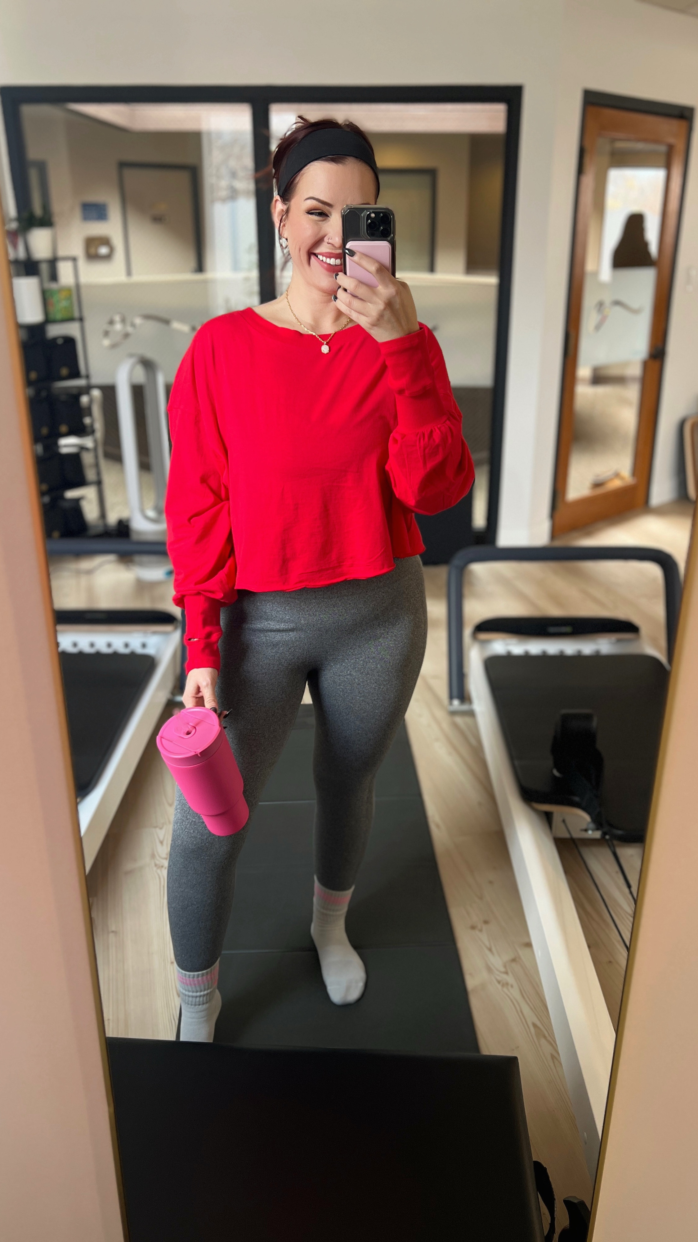 Loving this long sleeve, flowy work out shirt by Joy Lab! It has the cutest sleeves with thumb holes and I love the style of the back.
Wore to Pilates with a sports bra underneath and loved it!
I am wearing a XL, could have wore a L but really wanted that oversized feel.
Also, I’ll link the leggings I’m wearing but definitely size up!


#LTKFitness #LTKMidsize #LTKFindsUnder50