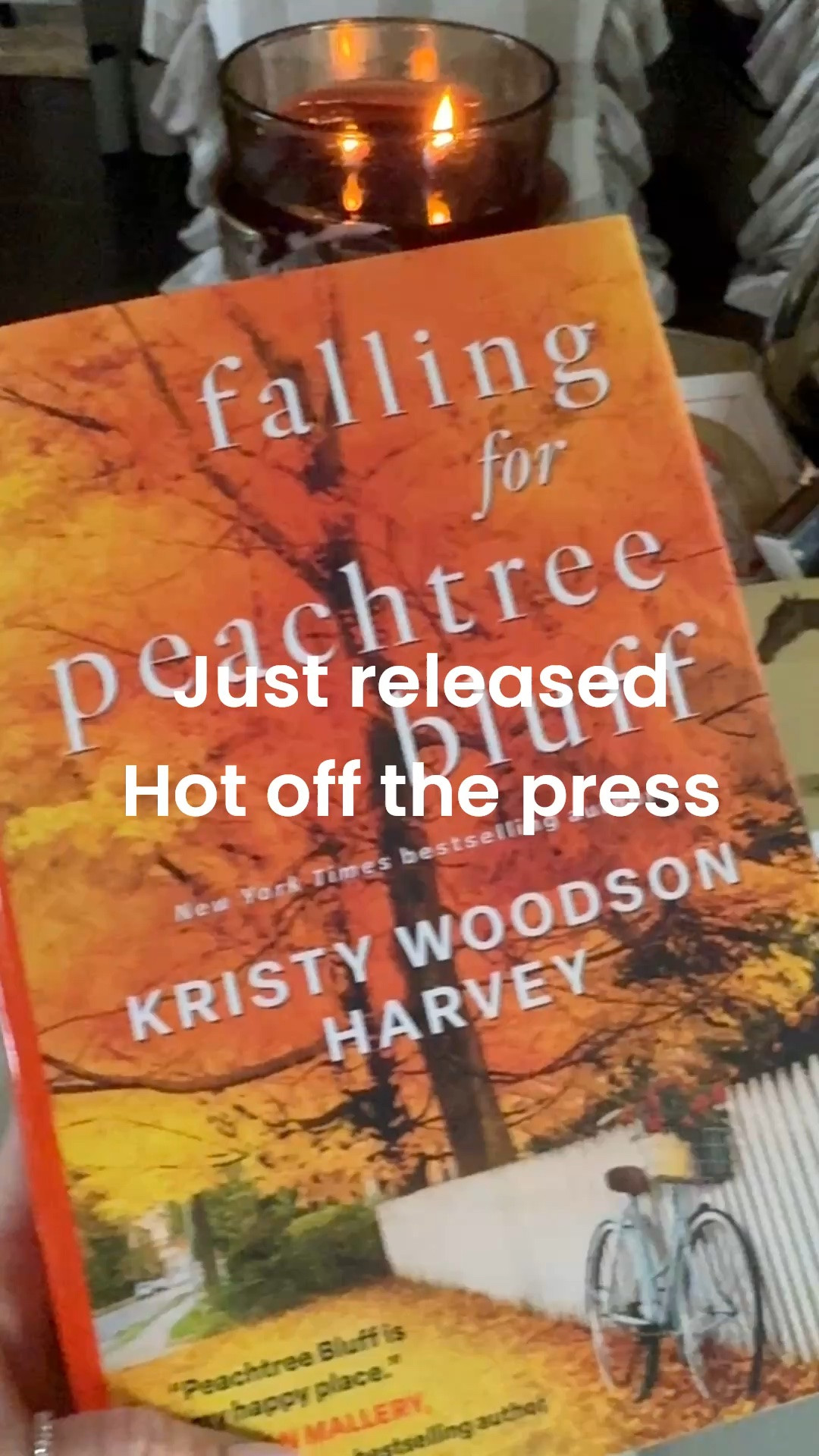 New release✔️
🍂 Hot of the press …just in time for the fall🍂🍁

Pre order yours today 
Arrives Sept. 17th
My favorite time of the year, and this is one of my favorite authors…
Kristy Harvey Woodson

The peach tree bluff series is so good.. and I could wait to dive into this book 📕 

You better believe I started reading it right away!

Trust me you’ll love this fall ready

#LTKstorytime #LTKselfcare #LTKOver40