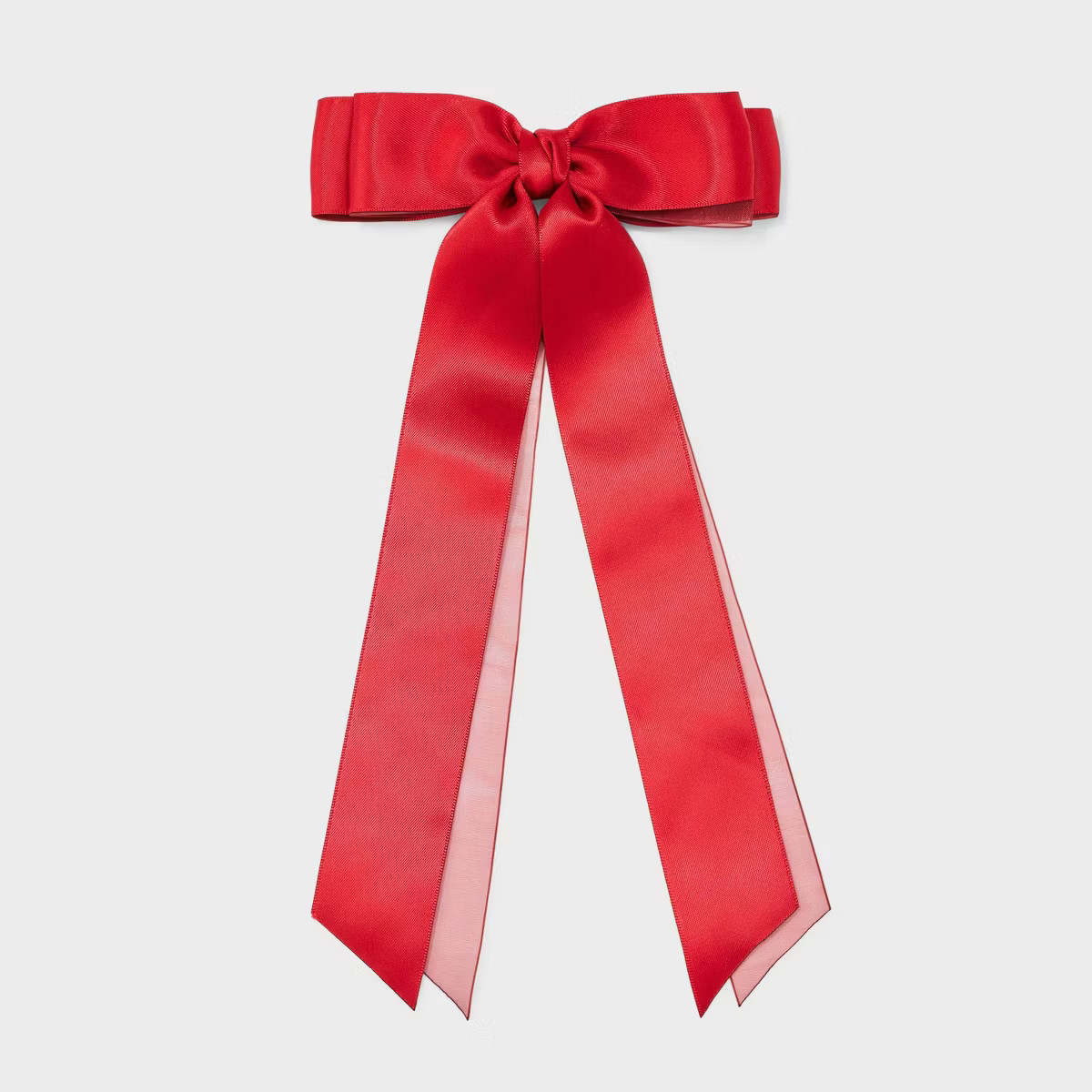 Satin Organza Bow Hair Barrette - A New Day™ | Target