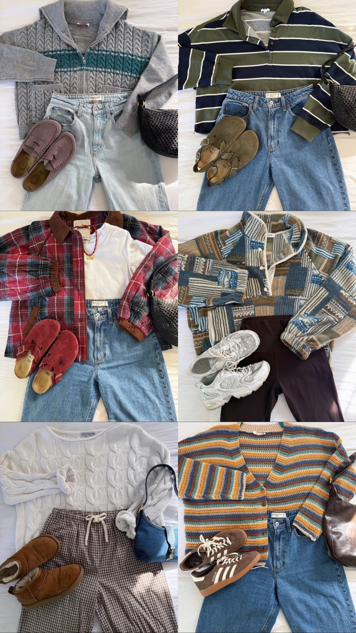 Outfit ideas 🌲🍁🫐🍂 all pieces are launching at my clothing store this Sunday 3pm ET (Waterlilyclothing.com) 