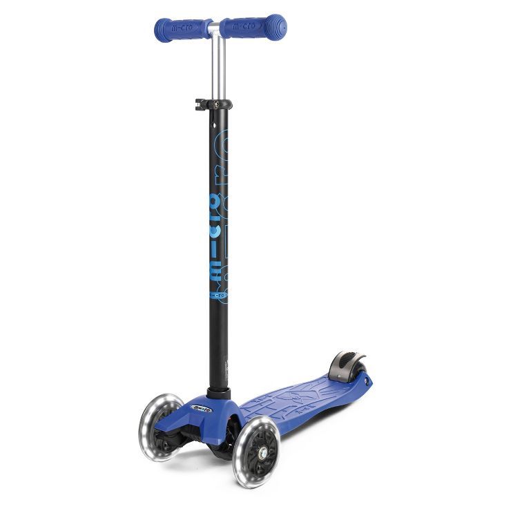Micro Kickboard Maxi Kick Scooter with LED Lights - Blue | Target