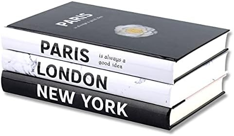 3 Pieces Fashion Decorative Book,Hardcover Modern Decorative Book Stack,Fashion Design Book Set,D... | Amazon (US)