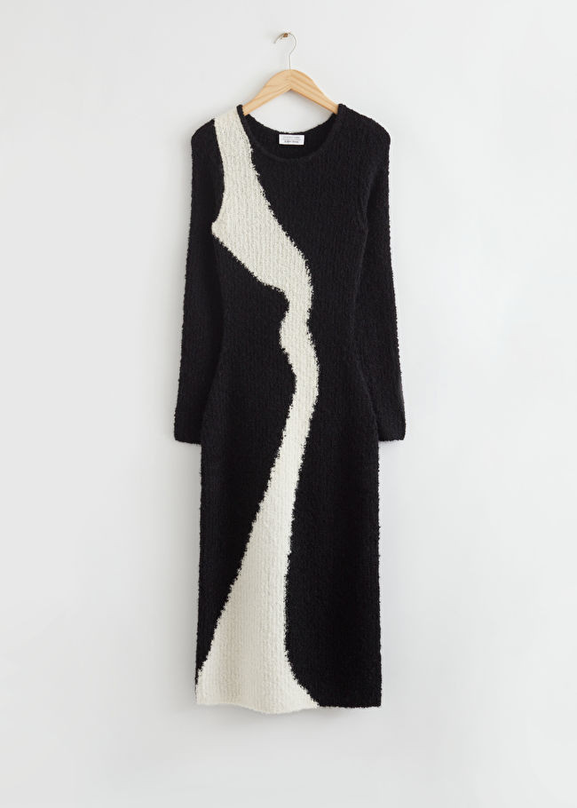 Patterned Wool Midi Dress | & Other Stories US
