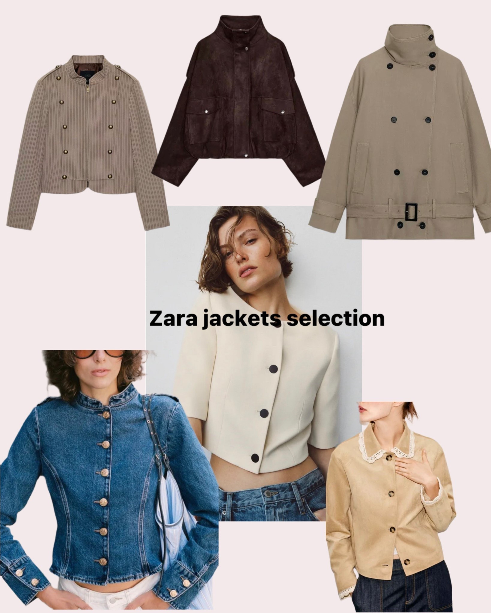 A selection of Zara jackets 

#LTKSeasonal