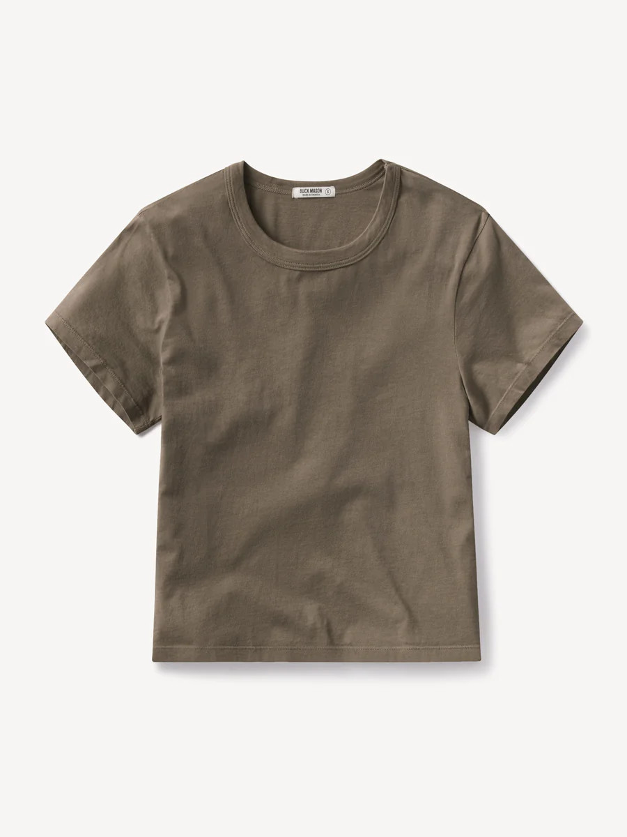 Bay Leaf Pima Boxy Crew - Buck Mason- Modern American Classics | Buck Mason
