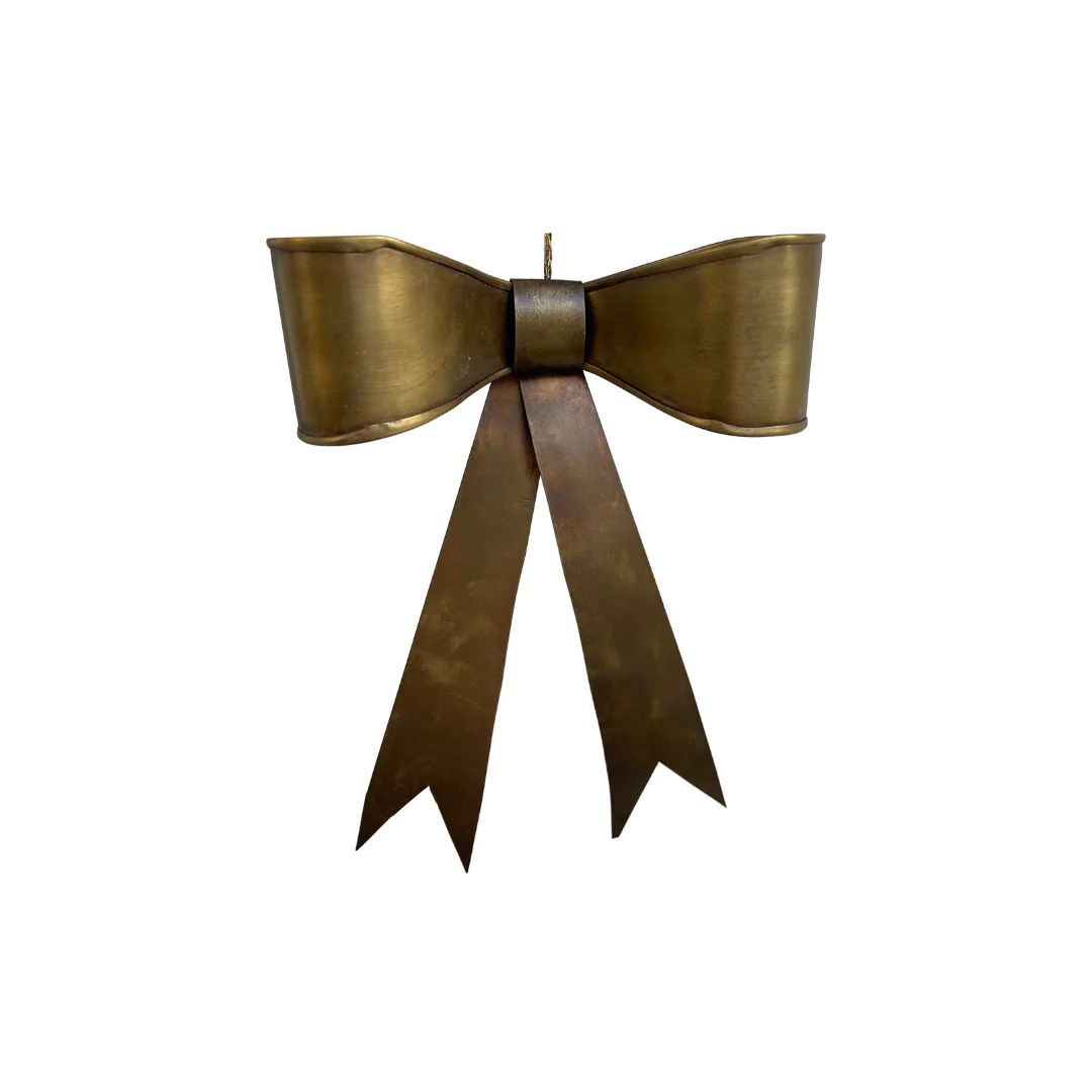 Medium Brass Bow | Pink Antlers